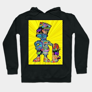 graffiti spray trendy simpson Hoodie